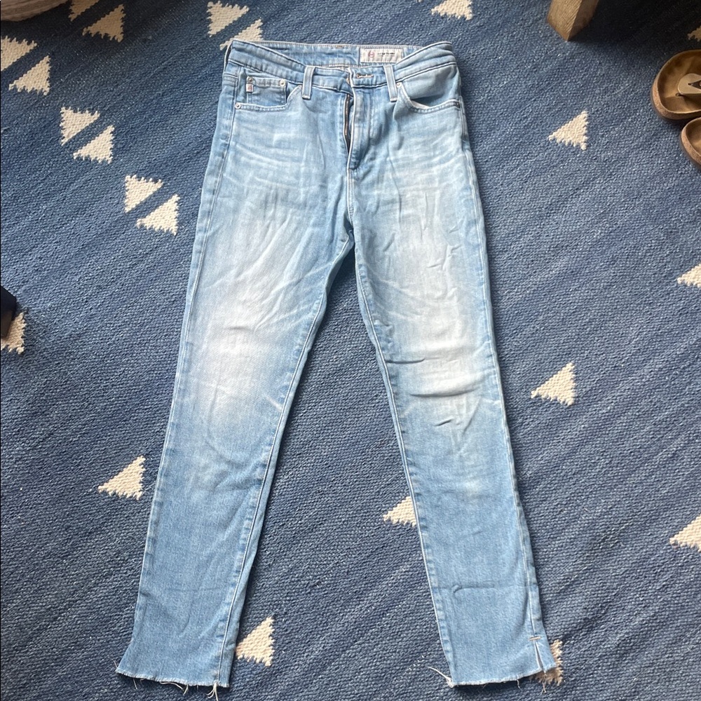 AG Adriano Goldschmied Light Blue Skinny Jeans
